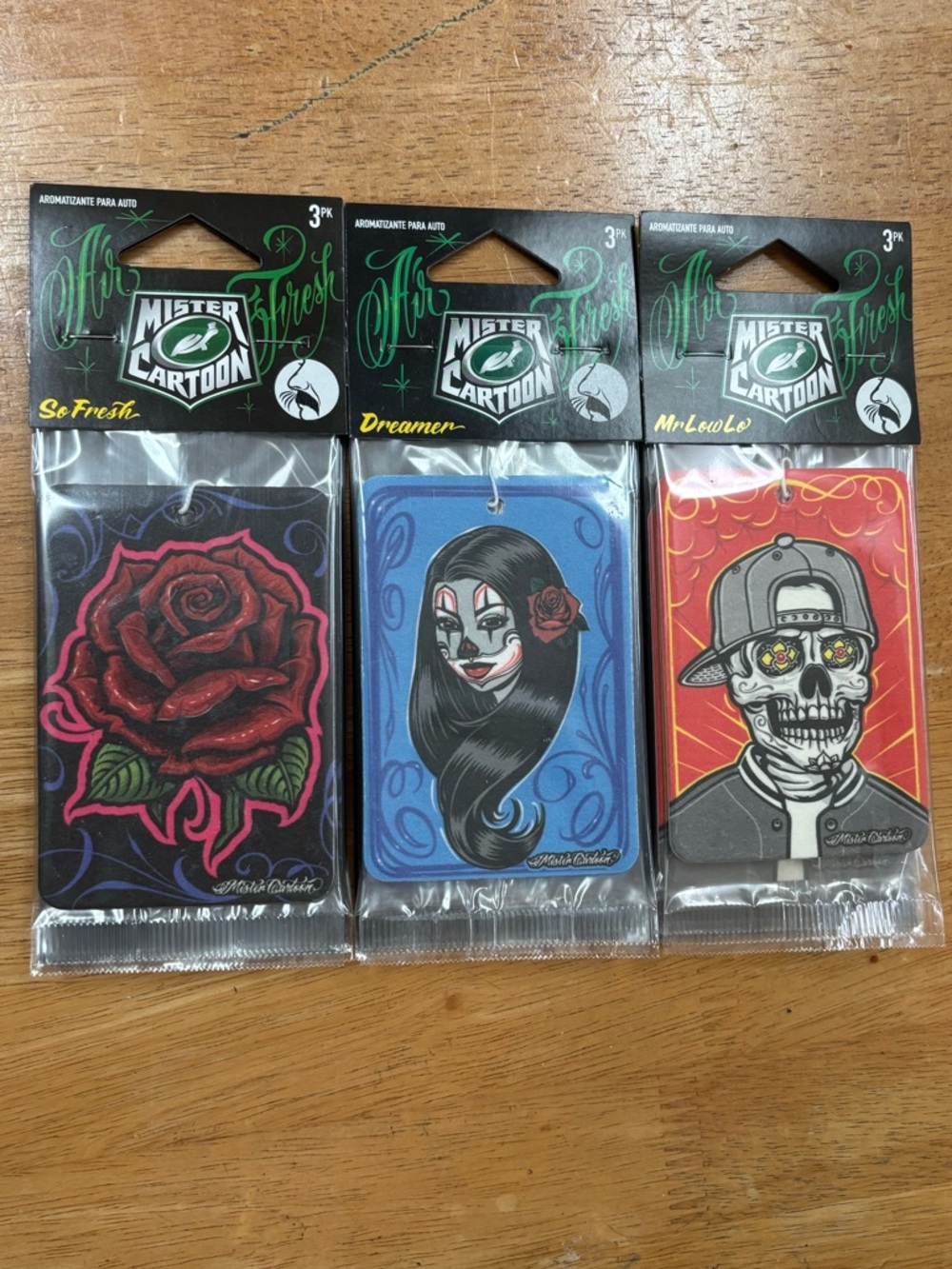 Turtle Wax PAPER: Premium Hanging Car Air Freshener 3 packs of 3 each